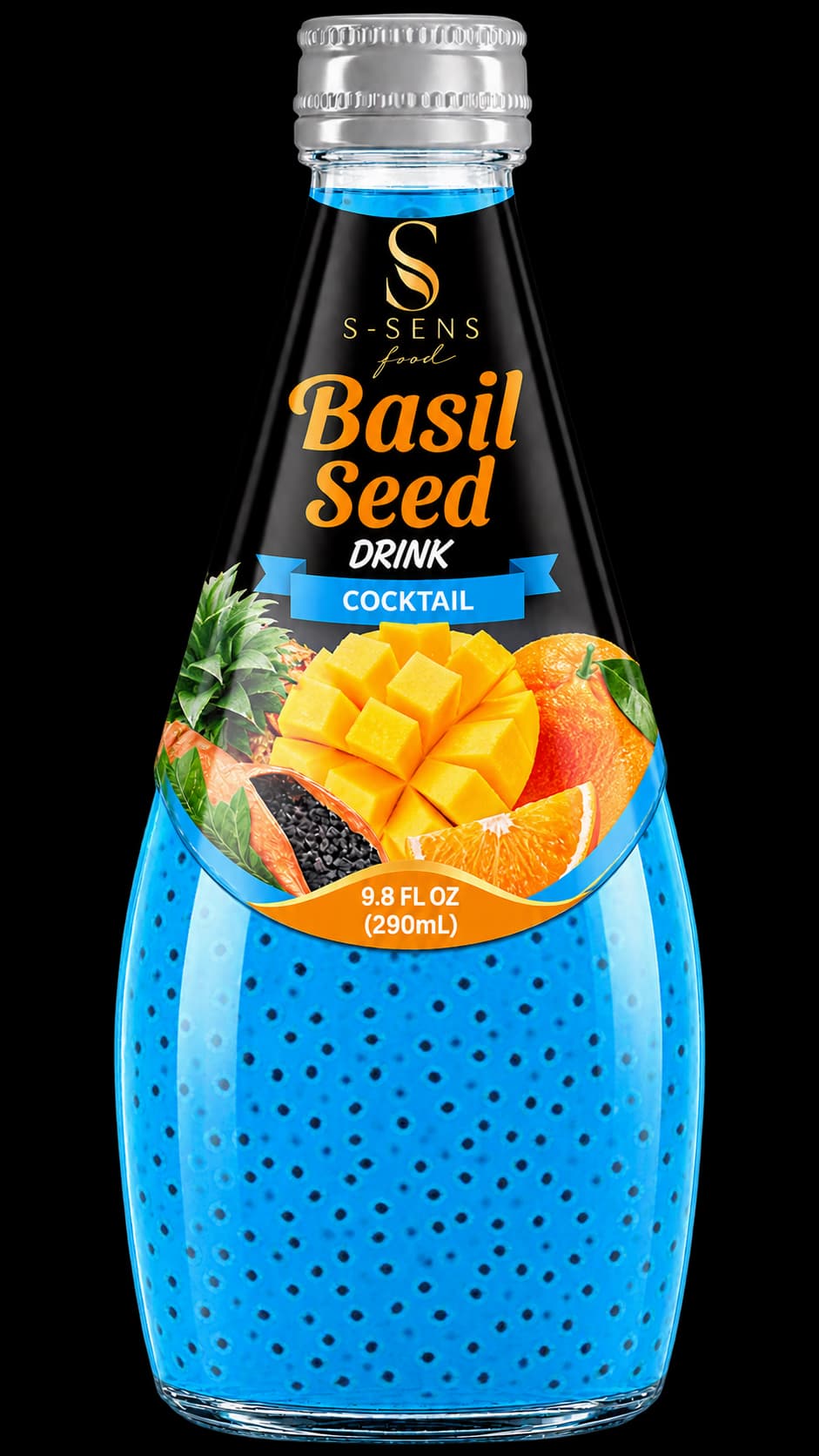 Boisson aux graines de basilic – Cocktail